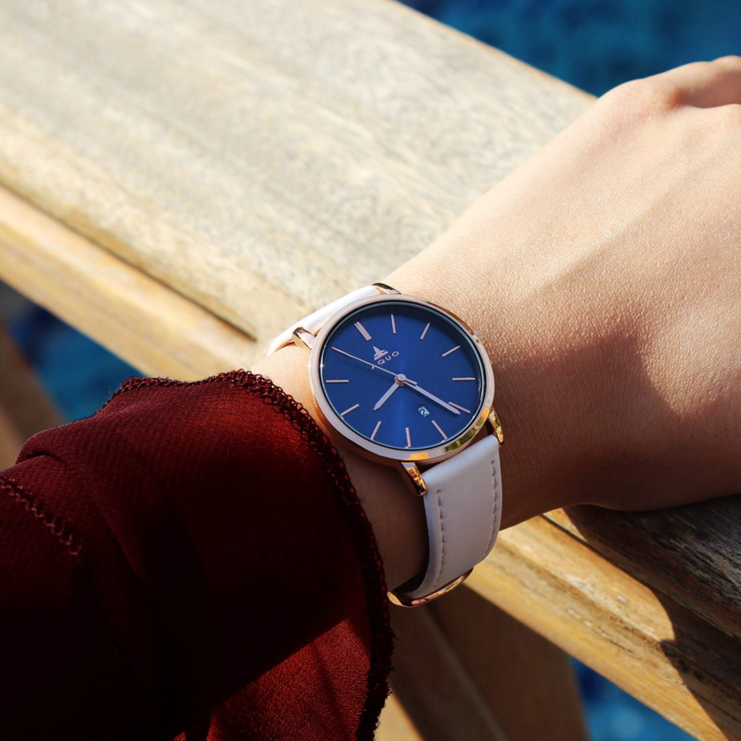 Women's blue 2025 face watch