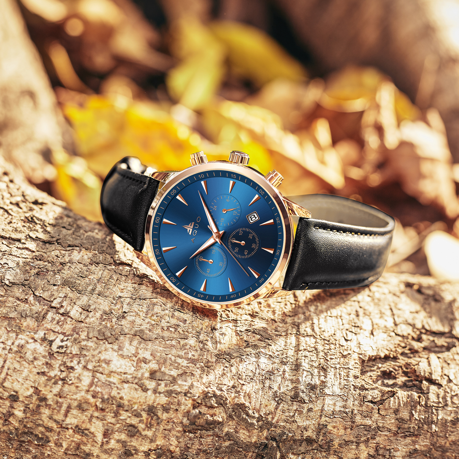 Ebony Black Watches for Men Buy Best Watches Online In UAE AQUO